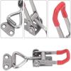 2pcs Adjustable For Toggle Clamp Quick Buckle GH-4001-SS Stainless Steel 304 for Toolbox Drawer Chest Cabinet Hardware Use