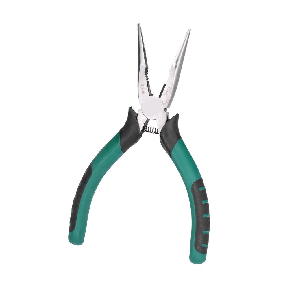 Needle Nose Pliers 45 Steel 6 Inch Long Nose Pliers for Bending Steel Wire Grasping Small Object
