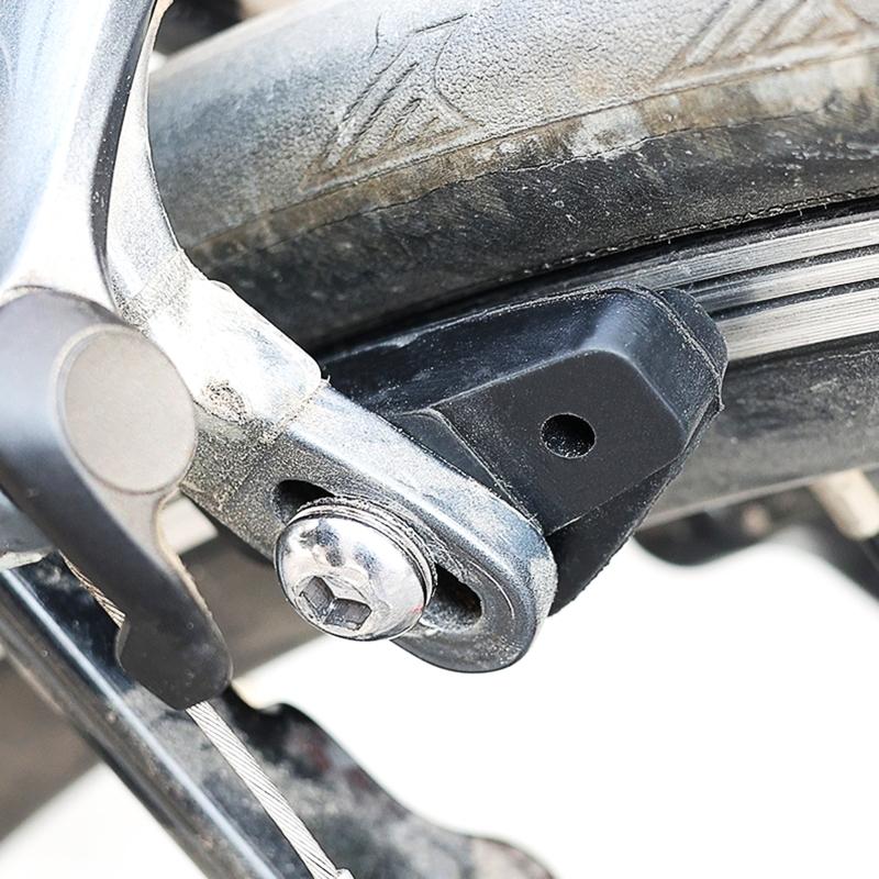 1 Pair Premium Bike Brake Pads Mountain and Road Bicycle V-Brake Pads Bike Rubber Brake Blocks Easy Installation