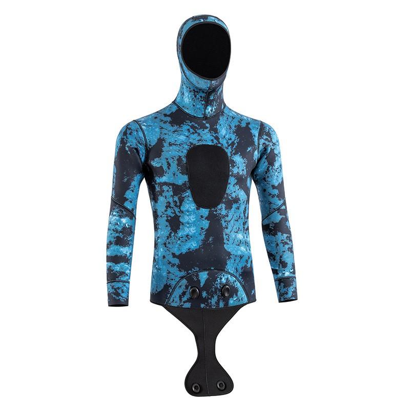 Mens Full-Body Wetsuit Deep Diving Snorkeling Fishing 3mm 5mm Neoprene Thermal Protection Camo Pattern