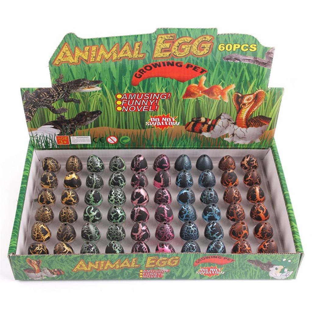 Soak in water to hatch dinosaur eggs, children's educational toys, birthday party, creative novelty science and education toys