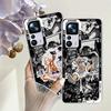 Anime One Piece Luffy Case for Xiaomi Redmi Note 11S 12 13 14 Pro Plus 12S 10S A4 14C 9S 13C 9 10 11 Pro 10Lite Clear Phone