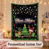 Wall Hanging TapestryChristmas Custom Name Print Art For Indoor Home Room Decoration Holiday Gift