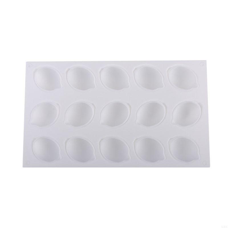 

3D Fruit Lemond Silicone Mold Cake Decorating Mousse Dessert Pastry Mould DIY X3UC белый