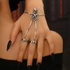 Skeleton Hand Bracelet for Halloween Gothic Style Exaggerated Skeleton Bone Bracelet for Halloween Jewelry Accessories