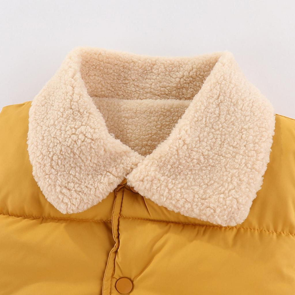 Kids' Stand Collar Vest - Solid Color Sleeveless