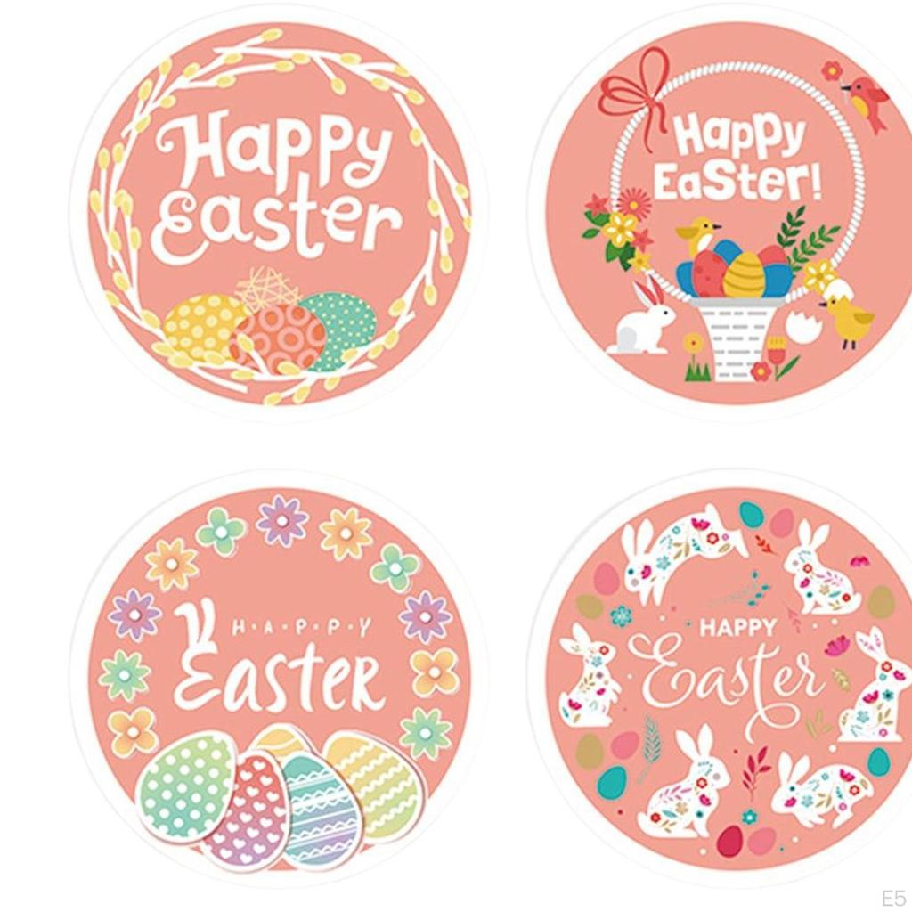 90 Easter Gift Stickers Party Favors Candy Labels Envelope Tags for