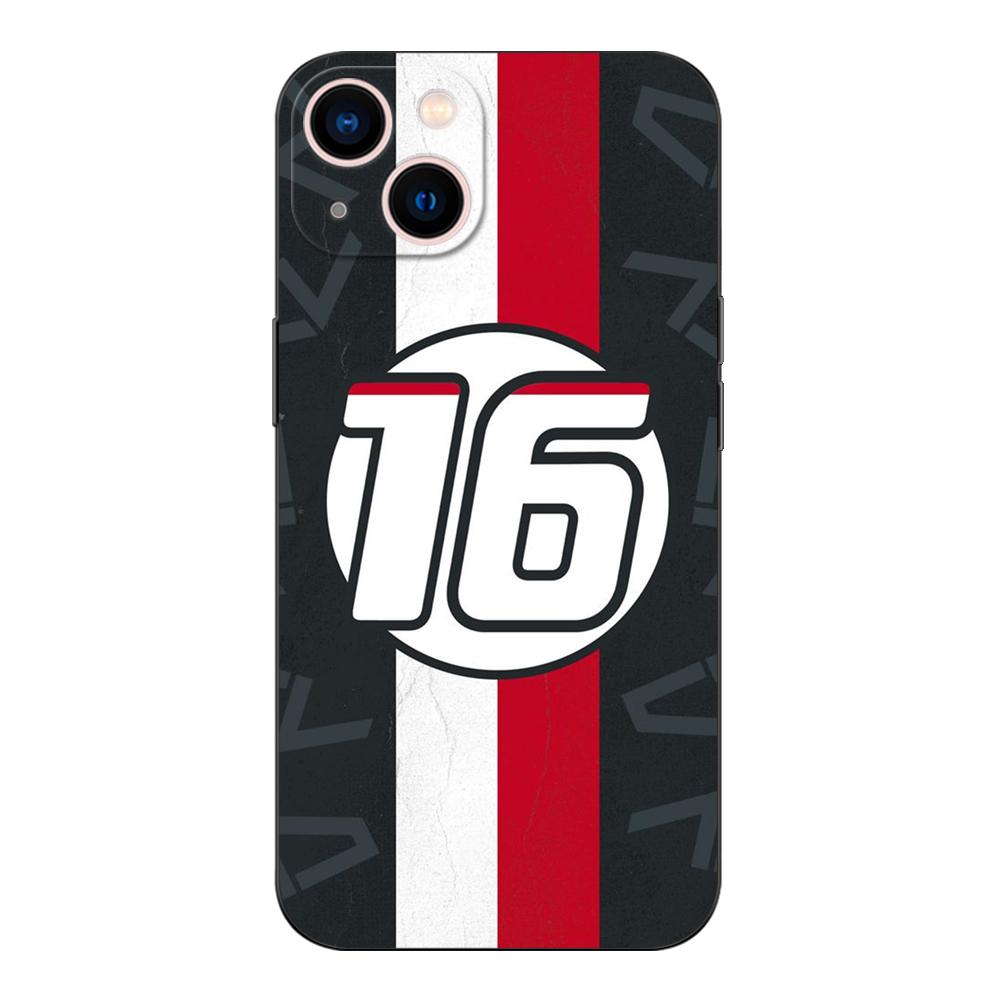 Black Tpu Case For Vivo Y21 Y51A 2021 Y21S Y33S Y51 2020 Y51S Y53s 4G Y72 5G Back Cover Charles Leclerc 16