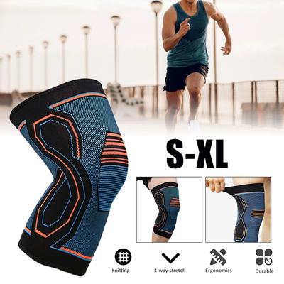 Bodybuilding Running Compression Knee Brace Workout Knee Support Knitted Knee Sleeve Knee Pads