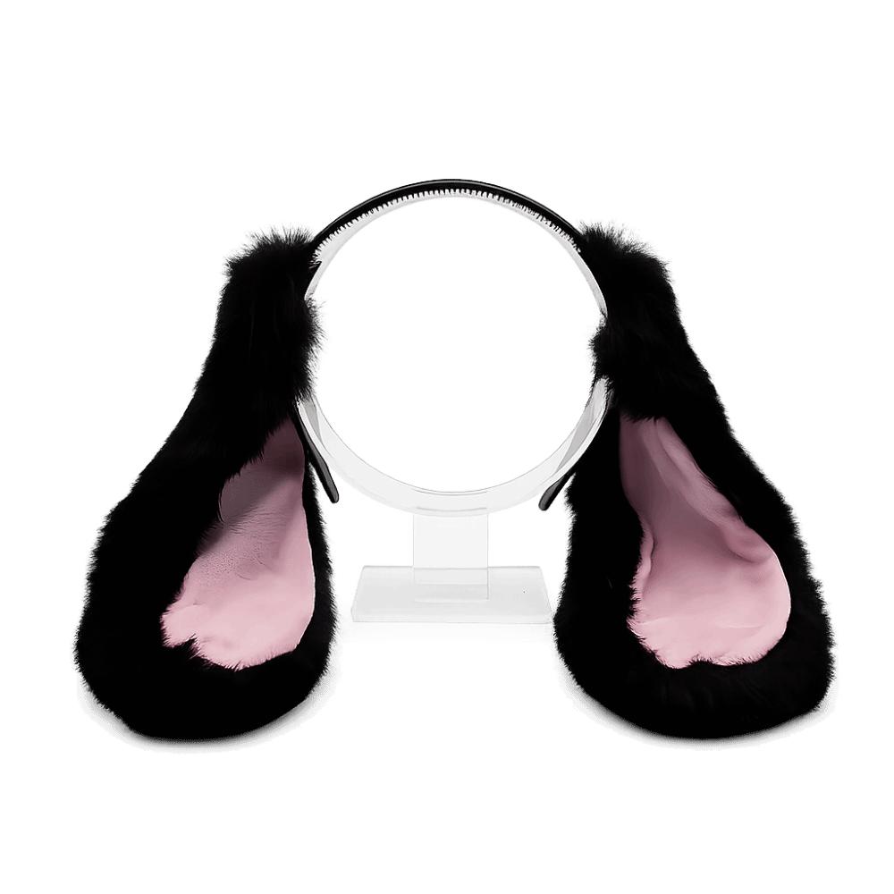 Soft Bunny Ears Headband Lop-eared Plush Headwear Elegant Easter Rabbit Hair Hoop  Events