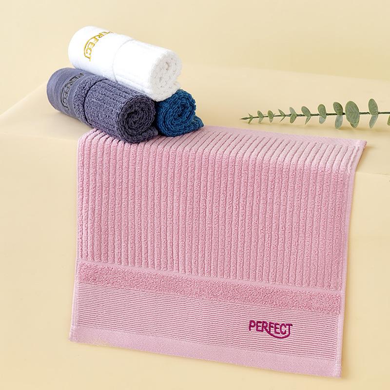 Pure Cotton Square Towel for Face Washing, Household Hand Towel, Cotton Water Absorption Is Not Easy To Hang Hair Hanging Square Towel, Children's