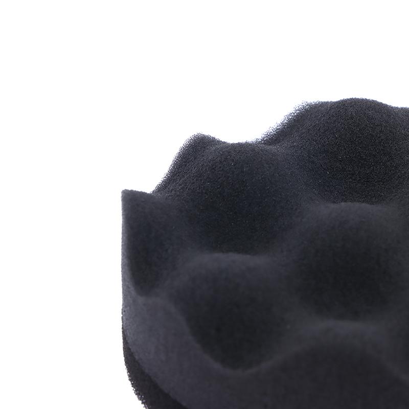 Round Washable Car Foam Sponge Reusable Tire Cleaner For Auto Washing Detailing Brush Tire Shine Hex Grip Dressing Applicator