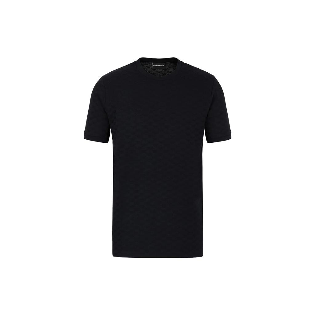 Emporio Armani Plain Textured T-shirt 8N1TL71-JHWZ1-0920