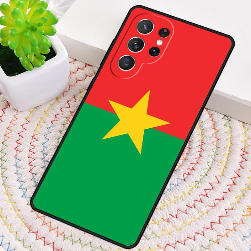 Burkina Faso Flag soft Phone Case for Samsung Galaxy note 10 pro S26 Ultra S23 S24 FE S25 S21 S22 PLUS shockproof Cove