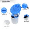 X Autohaux Electric Fuel Pump Assembly for Mercedes-Benz C300 C350 E350 E400 E550 CLS400 CLS550 GLK350 w/Sending Unit 2184700094