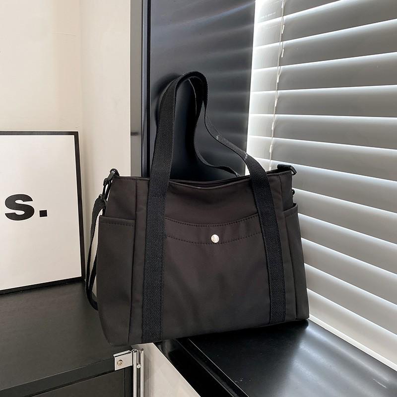 Women s Versatile Korean Style Large Capacity Crossbody Shoulder Tote Handbag One Size
