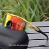 Cross-Border E-commerce TR90 Colorful Cycling Sunglasses for Outdoor Sports, Prescription-Compatible.