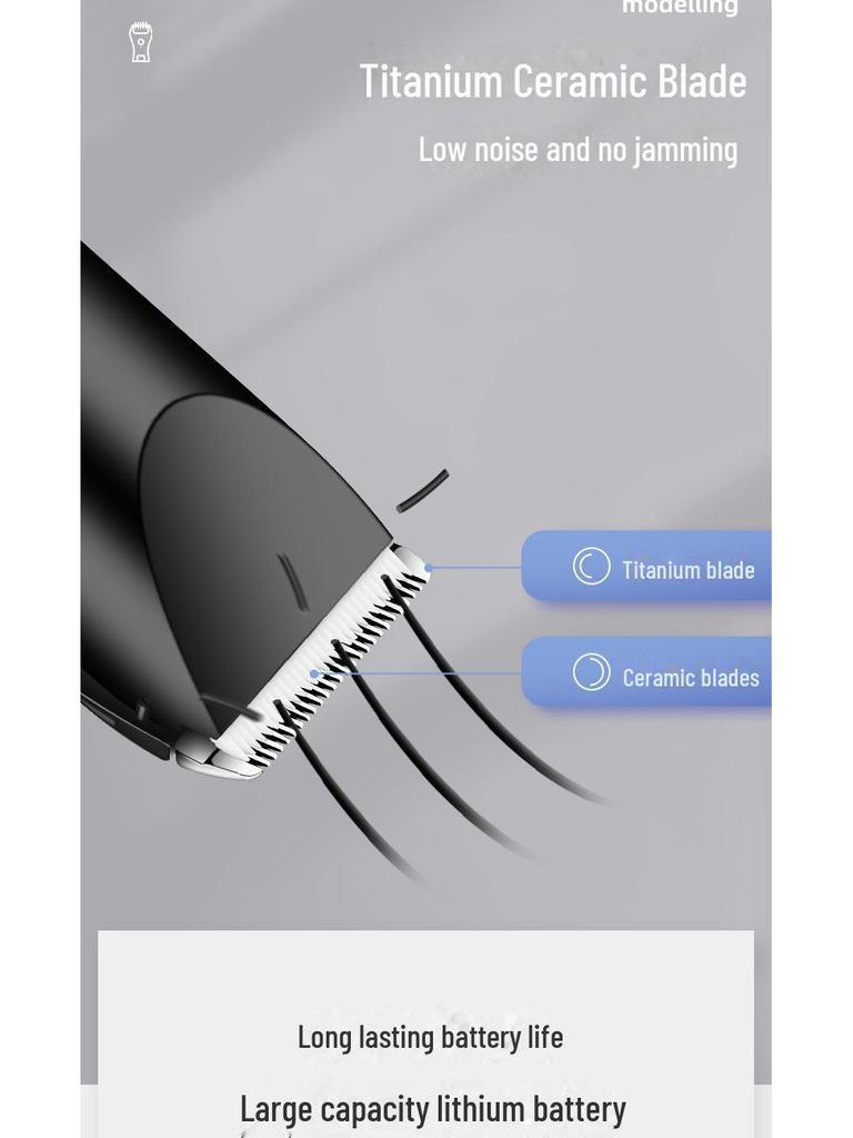 Professional Electric Hair Clipper & Razor for Home and Salon Use - Self-Shaving Hair Artifact