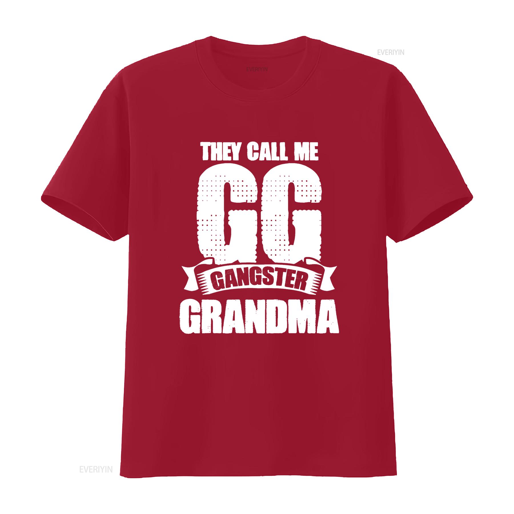 Grandmother They Call Me GG Gangster Grandma Gangsta T Shirt vintage Washed Unisex streetwear Stretched Breathable graphic S