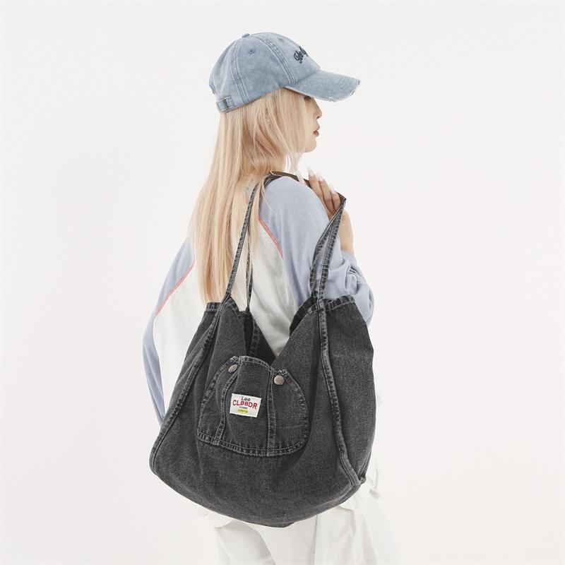 Underarm Bag Denim Shoulder Bag Women's Bag