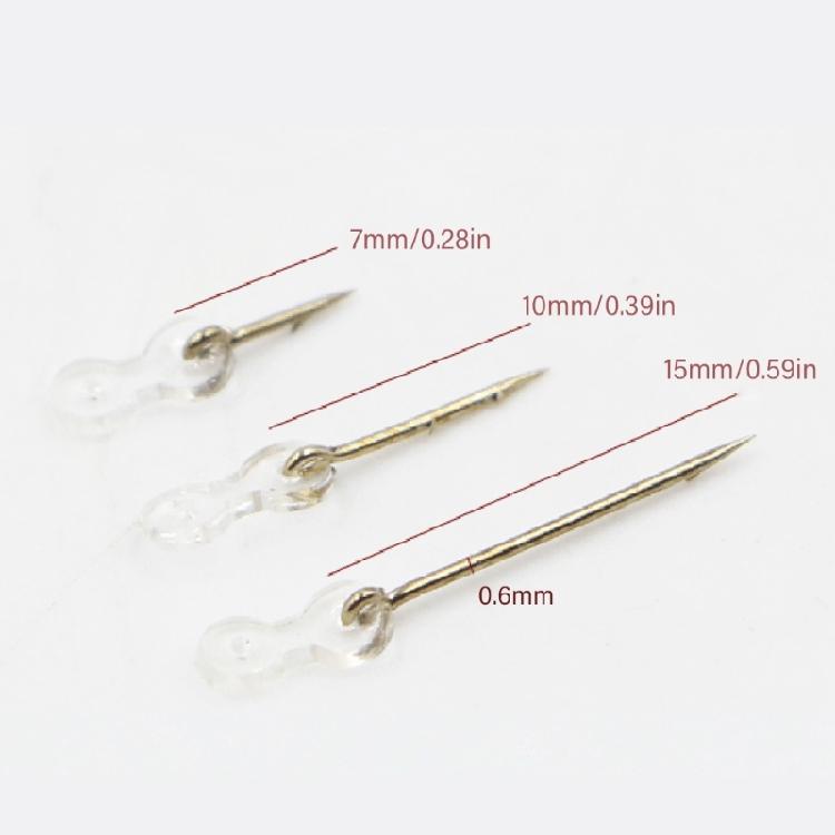 12Pcs Carp Baits Stinging Boilies Pin Replacement with Silicones Corn Ronnies Hair Rig