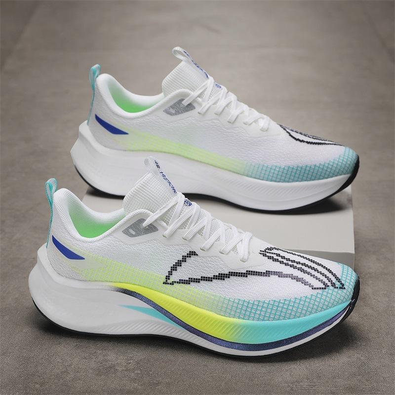 7Pro Running Shoes Men's Carbon Board Professional Racing Sports Training Sports Running Shoes Shock Absorption 34-44 Size 8