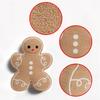 Christmas Gingerbread Man Pillow Seat Cushion - Festive Holiday Décor