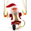 Elektrischer Weihnachtsmann-Fallschirm-Wendekreis, Akrobatik-Plüschtier, Weihnachtskinderspielzeug
