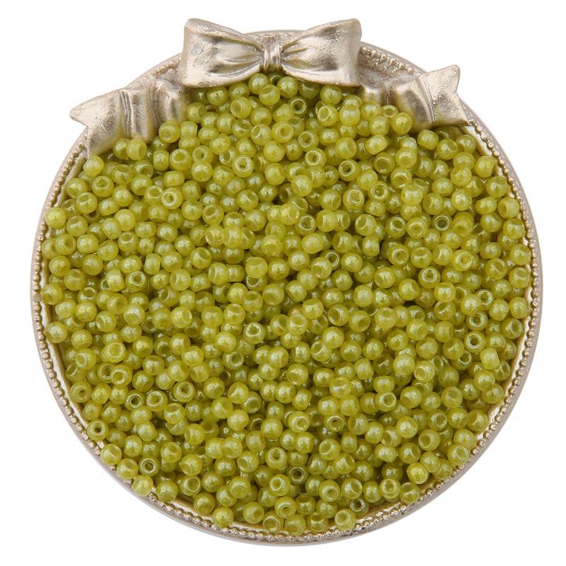 20g 3/4mm imitacja lodów szklanych koralików ryżowych materiał ręcznie robiony diy kolczyki koralikowe bransoletka akcesoria do włosów