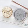 Wax Seal Stamp-Words Phrases Sealing Wax Stamp Flower Sealing Stamp for Envelope Wedding Invitations Card Decorations