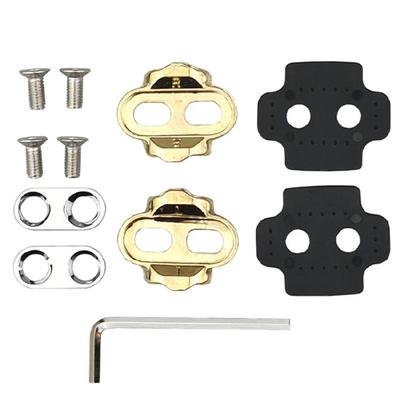 Mountain Bike Pedal SPD Shoes Adapter Cleats Replacement Bicycles Pedals Cleats With Screws and Wrench Accessory