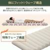 [Also useful for disaster preparedness!] Iris Ohyama Air Bed, Single, Beige, 13cm Thick, Extra Thick Volume, Inflates in about 2 minutes with the incl