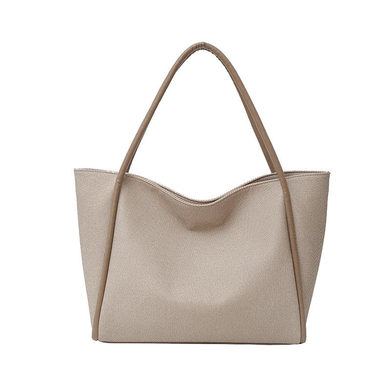 Winter new canvas tote bag shoulder women's bag portable large capacity women's backpack fashionable versatile bag