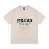 New Trendy Spider Web Print Short Sleeve Men's T-Shirt - Celebrity Style