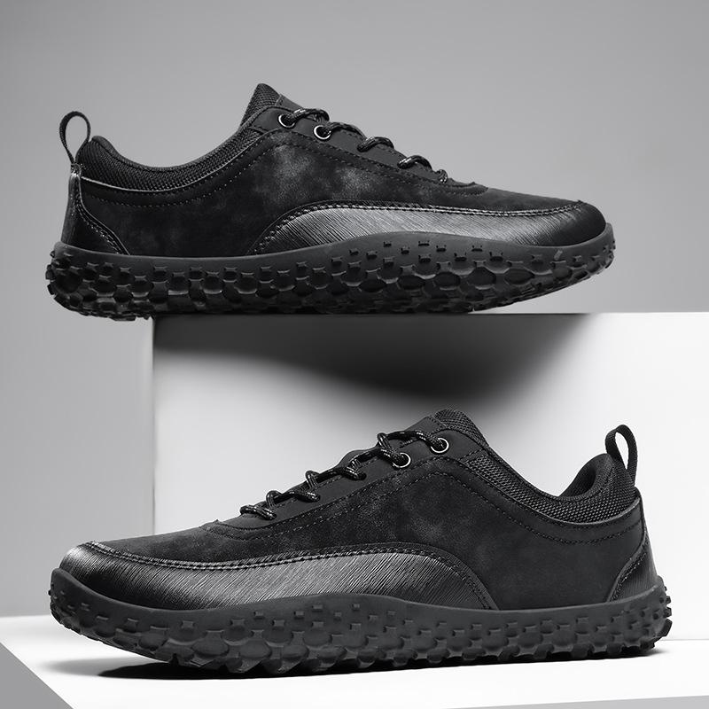 Shoes Spring Wide Casual Sneakers Non-slip Hiking Barefoot Shoes Large Size Wide Head Outdoor Couple Mountaineering Shoes