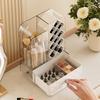 Desktop Large Capacity Cosmetics Storage Box Makeup Brush Lipstick Storage Rack Multi-purpose Makeup Organizers Home Storage