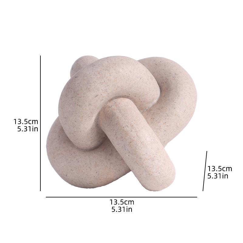 Geometric Ring-Shaped Decorative Piece for Desktop Creative Decor for Living Room or Study to Add an Artistic Ambiance