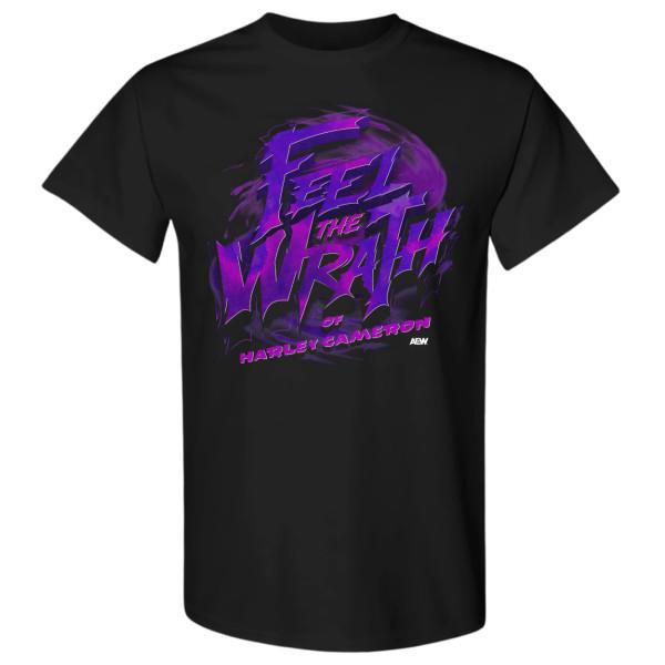 Harley Cameron  Feel the Wrath AEW Official TShirt Unisex T-Shirt S