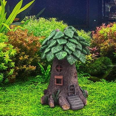 Aquarium Decoration Decor Flower Pots Statue Versatile Decorative Landscape Figure Simulation