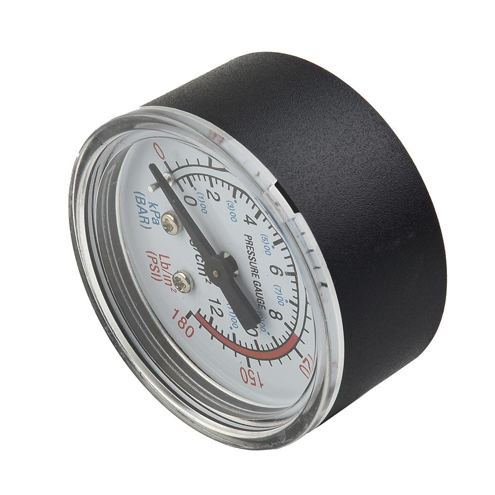 50mm 1/4 For Thread 0-180PSI 0-12Bar Air Pressure Gauge For Air-Compressor