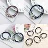 Korean Version Of The Three-strength Rubber Band High-elastic Pearl Head Rope For Women And Girls