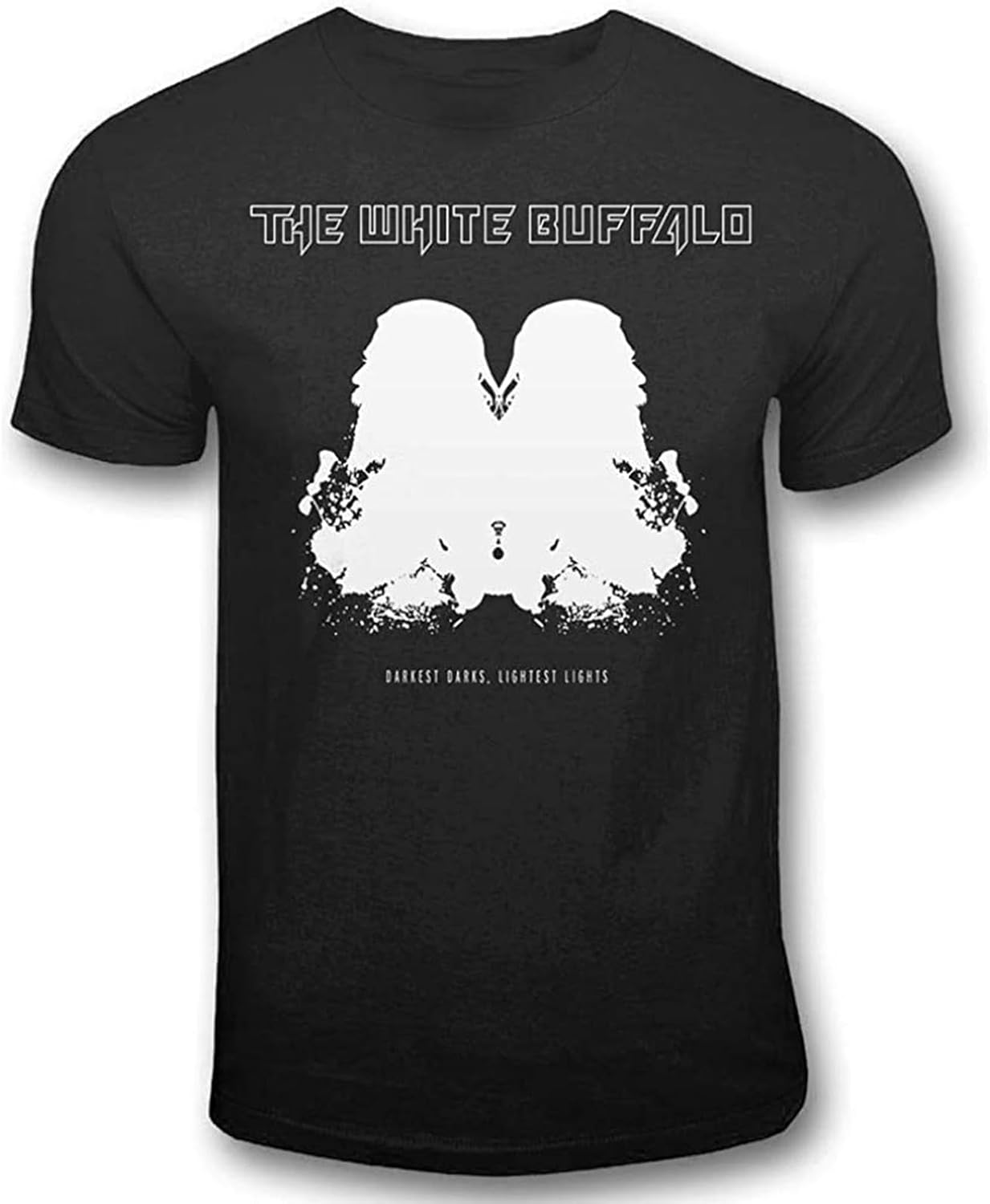 Men s The White Buffalo  Darkest Darks, Lightest Lights  T Shirt Black S чёрный