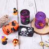 Halloween Pumpkin Skull Printed Ribbon - Halloween Party Decoration Ribbon, Colorful Strip Decoration Item, Woven Ribbon