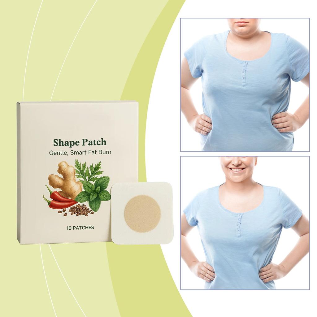Herbal Slimming Patch Improves Circulation Promotes Metabolism Gentle Skin Friendly Body Care Patch