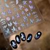 Light Luxury Dreamy Pony Nail Art Stickers Cartoon Year Of The Horse Nail Art Decals New Year Diy Nail Art Decoration