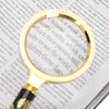 7X Magnifying Glass 70mm Vintage Handheld Magnifier for Reading Household Use