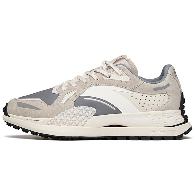 New Anta Star 202 Td Shock Absorbers With Slip Resistant And Abrasion Resistant Properties Low Top Running Shoes Men's Gray 112135580A-5