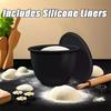Fodere in Silicone per Ciotola di Planetaria, Fodere in Silicone per Planetarie da Cucina con Testa Inclinabile da 5 Qt – Accessori e Attacchi per Planetaria da Cucina