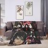 G-Gerard Way MCR  Blanket  Travel Flannel Throw Blanket For Couch Chair Sofa Bed Soft Custom Quality Bedspread Gift