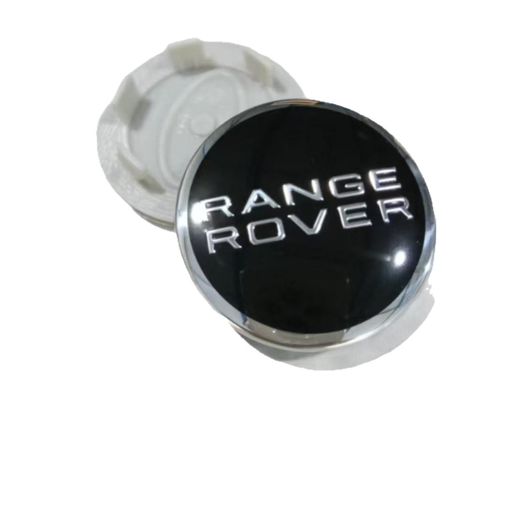 Range Rover Černý Chrom 63mm Středové Krytky Kol Evoque Freelander X 4